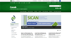 Desktop Screenshot of conab.gov.br